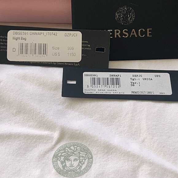 Versace Sera Nappa Clutch - Picture 11 of 12